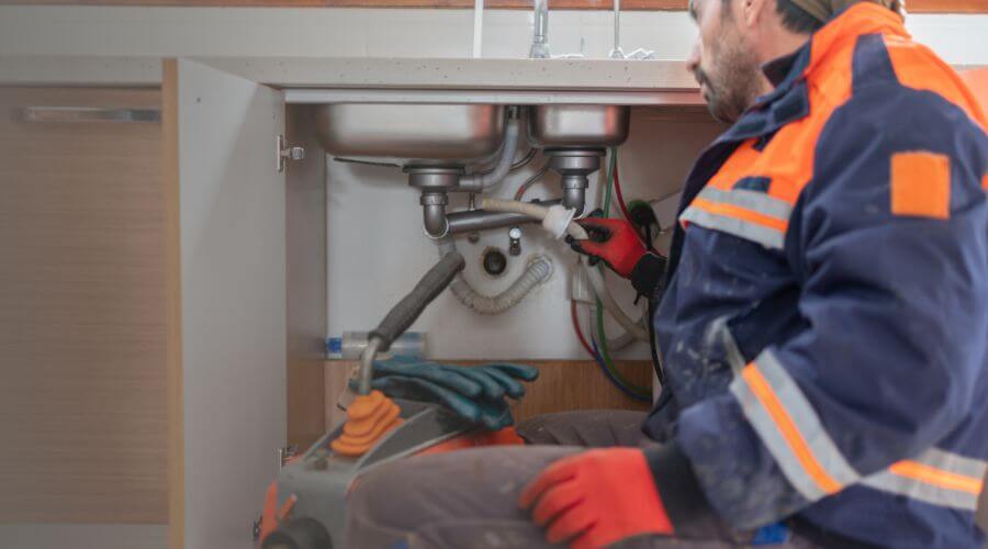 Professional slab leak plumber services in New Burnside, IL
